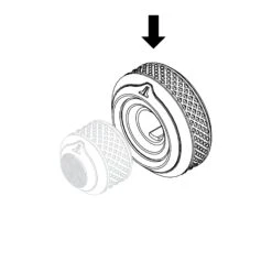 DRC-205-Knob-RP -JLAudioZone DRC 205 Knobs Both Rear